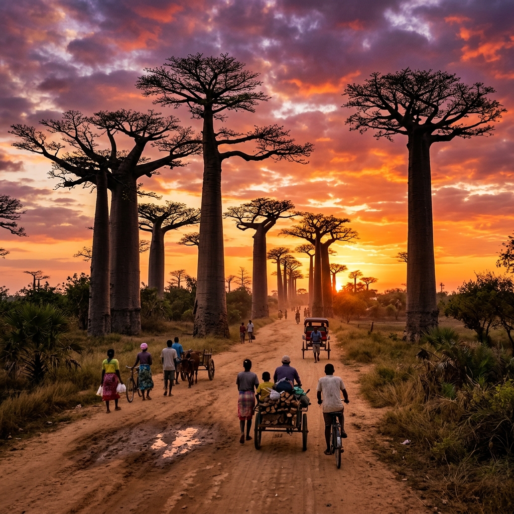 Avenue of the Baobabs Madagascar